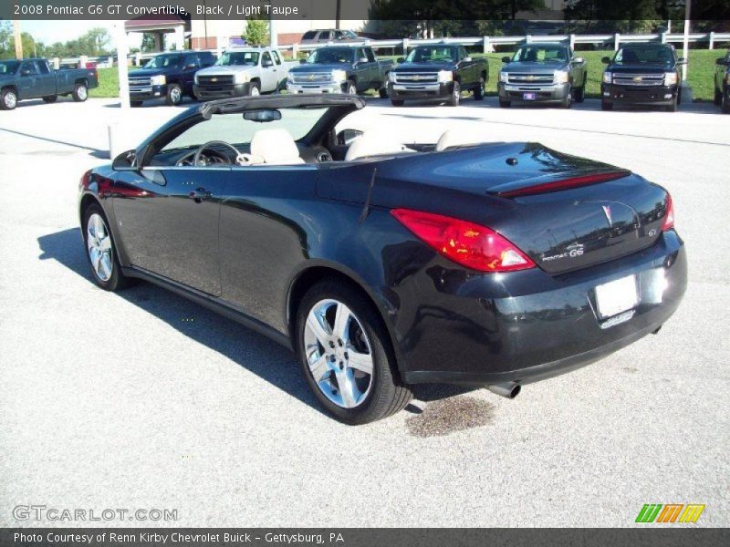 Black / Light Taupe 2008 Pontiac G6 GT Convertible