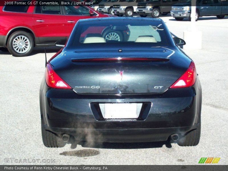 Black / Light Taupe 2008 Pontiac G6 GT Convertible