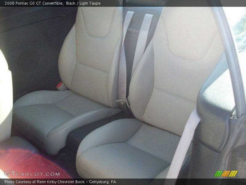 Black / Light Taupe 2008 Pontiac G6 GT Convertible