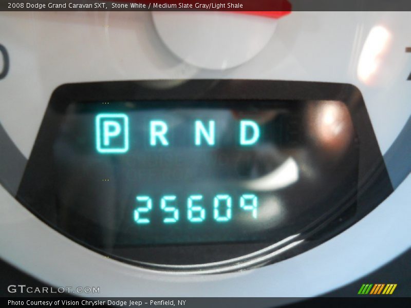 Stone White / Medium Slate Gray/Light Shale 2008 Dodge Grand Caravan SXT