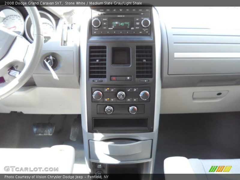 Stone White / Medium Slate Gray/Light Shale 2008 Dodge Grand Caravan SXT