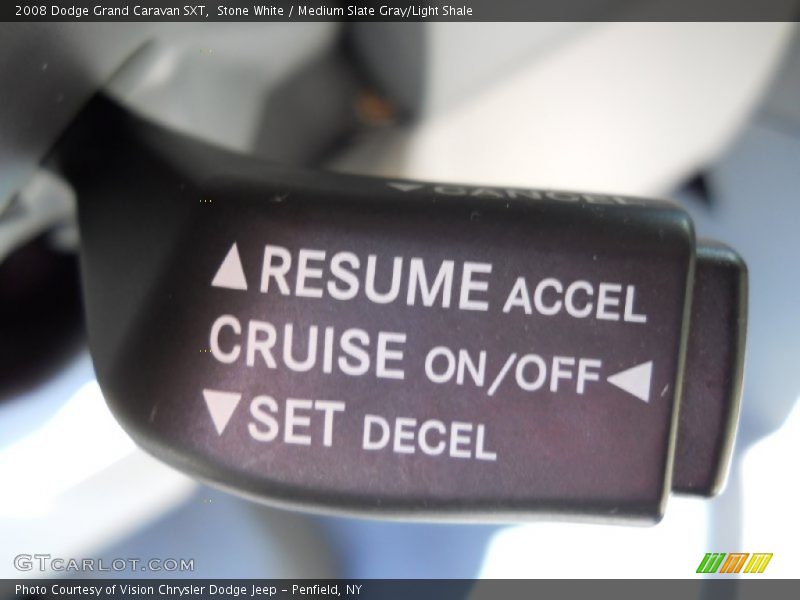 Stone White / Medium Slate Gray/Light Shale 2008 Dodge Grand Caravan SXT