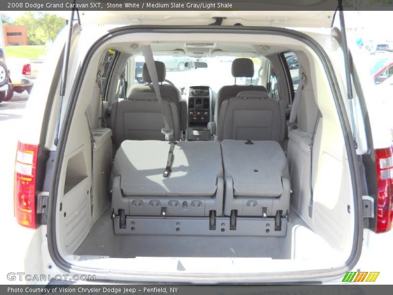 Stone White / Medium Slate Gray/Light Shale 2008 Dodge Grand Caravan SXT