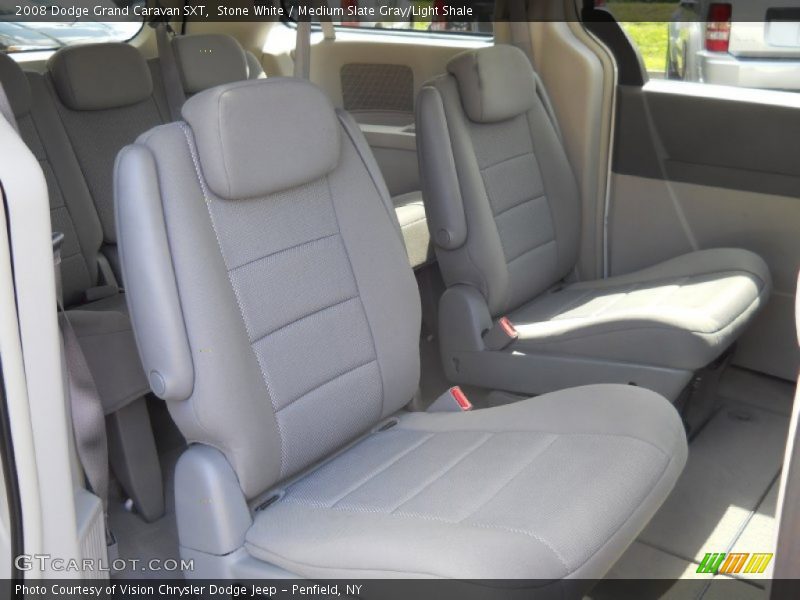 Stone White / Medium Slate Gray/Light Shale 2008 Dodge Grand Caravan SXT