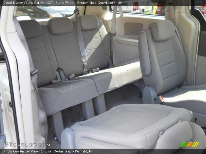Stone White / Medium Slate Gray/Light Shale 2008 Dodge Grand Caravan SXT