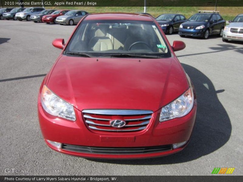 Apple Red Pearl / Beige 2010 Hyundai Elantra GLS