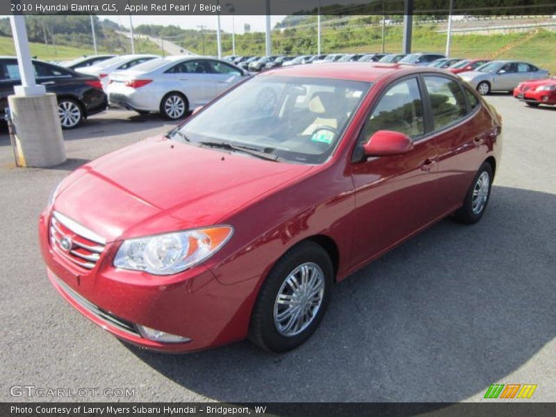 Apple Red Pearl / Beige 2010 Hyundai Elantra GLS