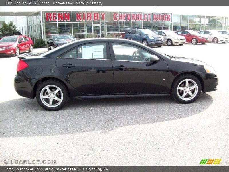 Carbon Black Metallic / Ebony 2009 Pontiac G6 GT Sedan