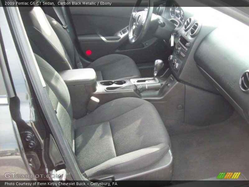 Carbon Black Metallic / Ebony 2009 Pontiac G6 GT Sedan