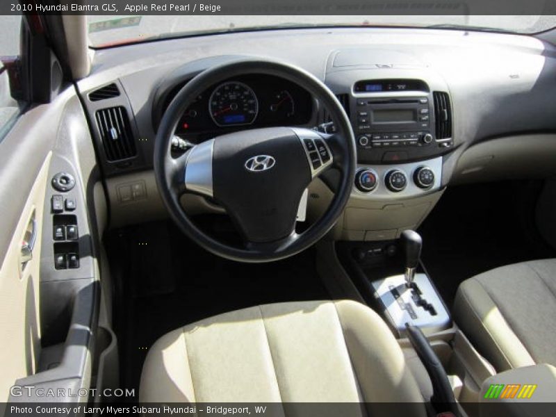 Apple Red Pearl / Beige 2010 Hyundai Elantra GLS