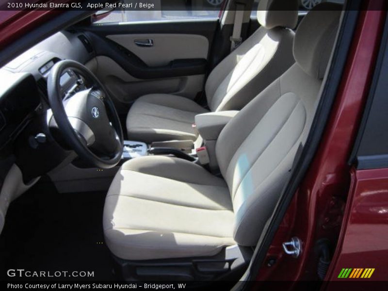 Apple Red Pearl / Beige 2010 Hyundai Elantra GLS