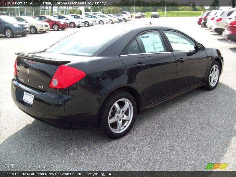 Carbon Black Metallic / Ebony 2009 Pontiac G6 GT Sedan