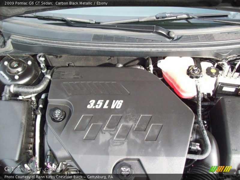 Carbon Black Metallic / Ebony 2009 Pontiac G6 GT Sedan