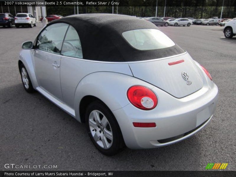 Reflex Silver / Grey 2007 Volkswagen New Beetle 2.5 Convertible