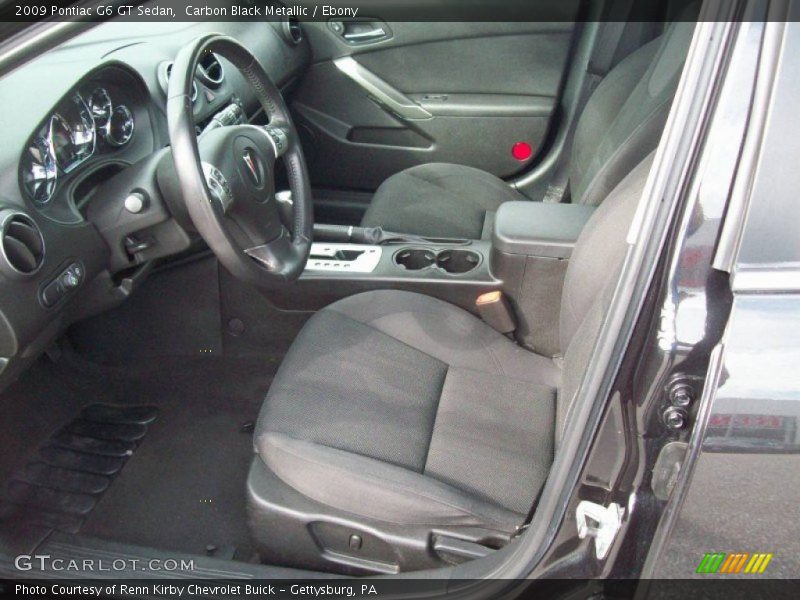  2009 G6 GT Sedan Ebony Interior