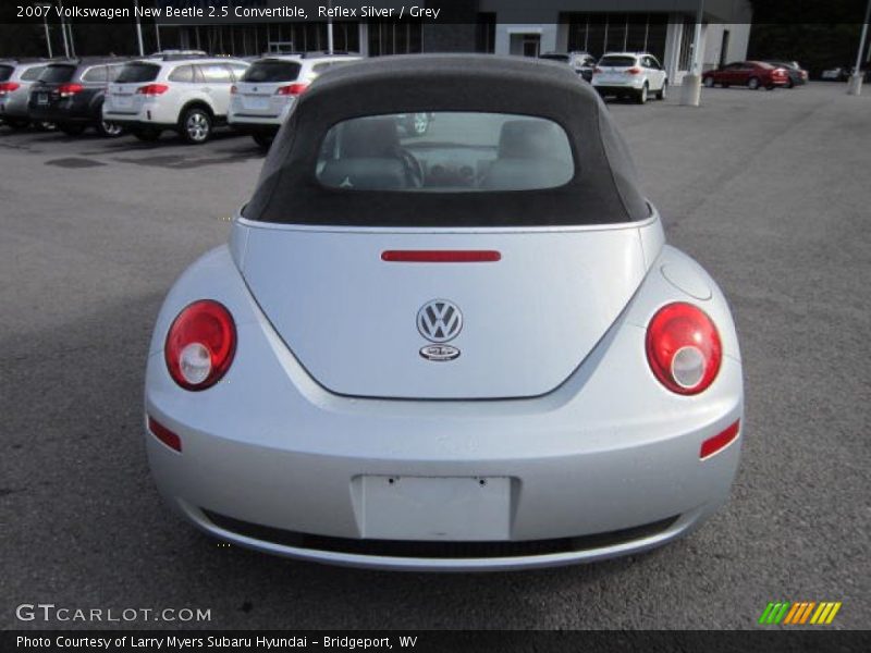 Reflex Silver / Grey 2007 Volkswagen New Beetle 2.5 Convertible