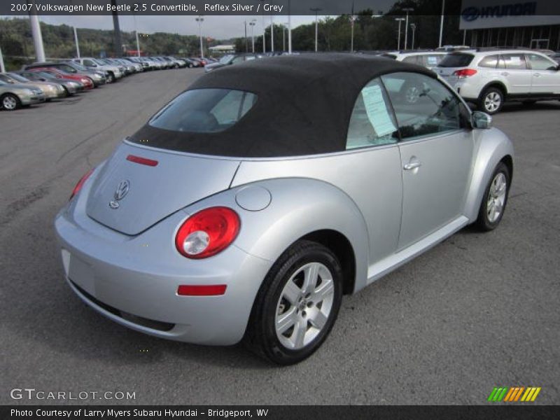 Reflex Silver / Grey 2007 Volkswagen New Beetle 2.5 Convertible