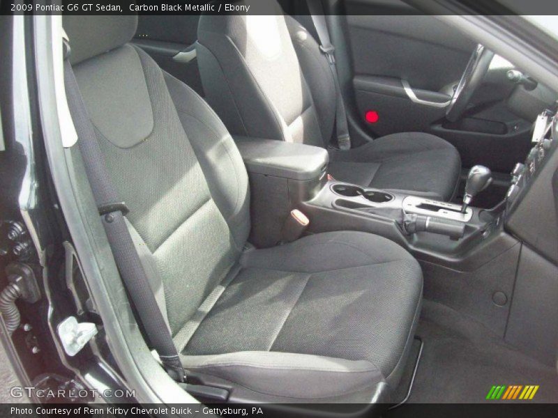 Carbon Black Metallic / Ebony 2009 Pontiac G6 GT Sedan