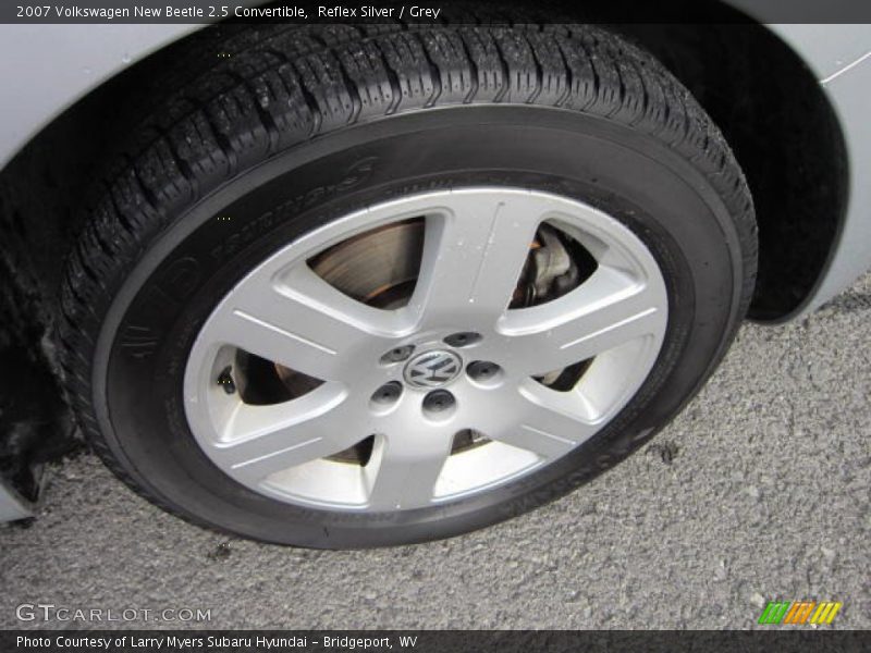 Reflex Silver / Grey 2007 Volkswagen New Beetle 2.5 Convertible