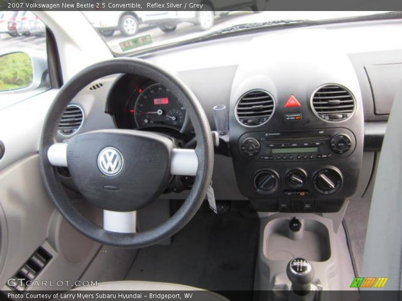 Reflex Silver / Grey 2007 Volkswagen New Beetle 2.5 Convertible