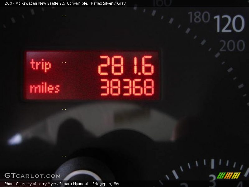 Reflex Silver / Grey 2007 Volkswagen New Beetle 2.5 Convertible