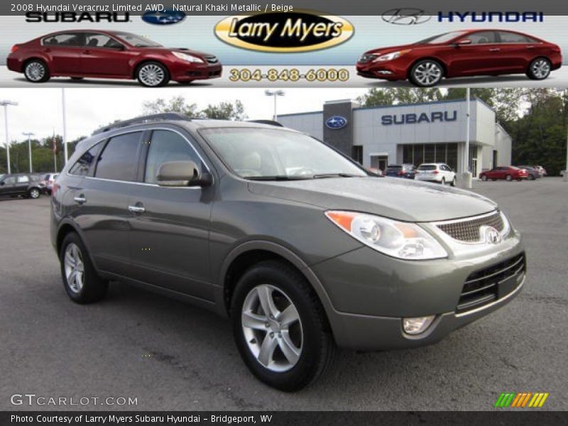 Natural Khaki Metallic / Beige 2008 Hyundai Veracruz Limited AWD