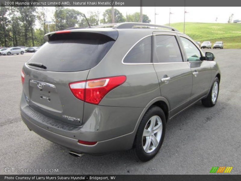 Natural Khaki Metallic / Beige 2008 Hyundai Veracruz Limited AWD