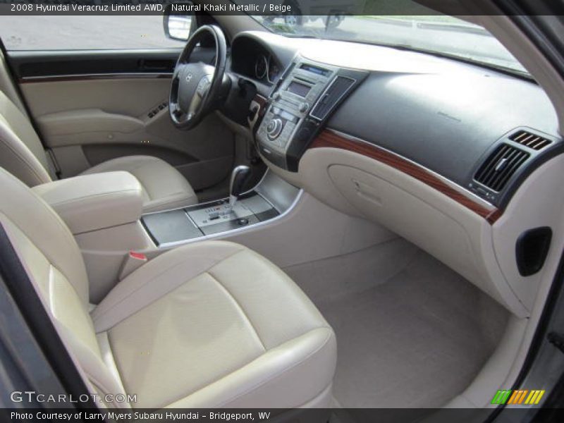 Natural Khaki Metallic / Beige 2008 Hyundai Veracruz Limited AWD