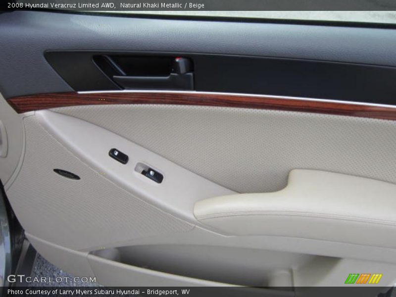 Natural Khaki Metallic / Beige 2008 Hyundai Veracruz Limited AWD
