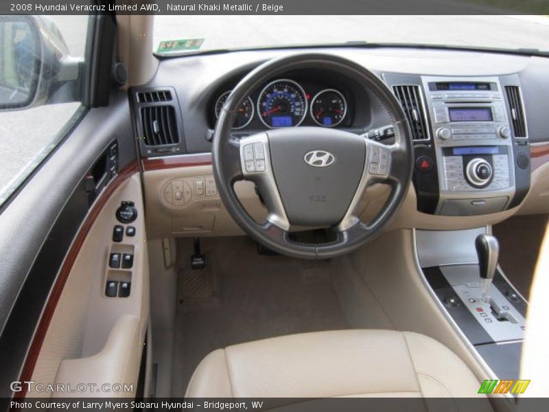 Natural Khaki Metallic / Beige 2008 Hyundai Veracruz Limited AWD