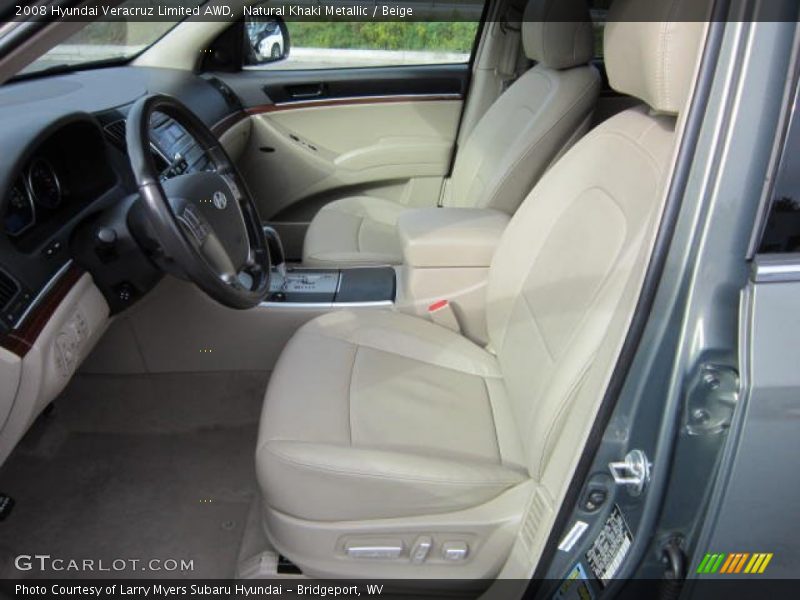 Natural Khaki Metallic / Beige 2008 Hyundai Veracruz Limited AWD