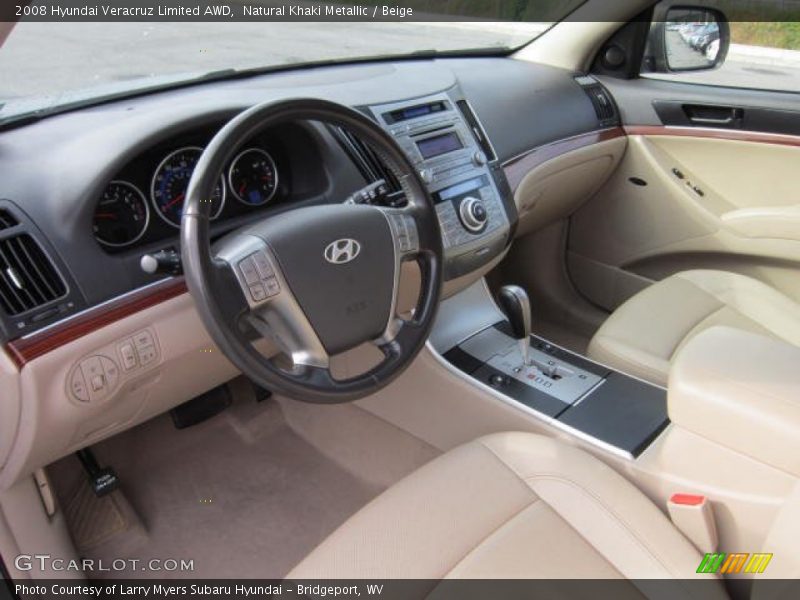 Natural Khaki Metallic / Beige 2008 Hyundai Veracruz Limited AWD