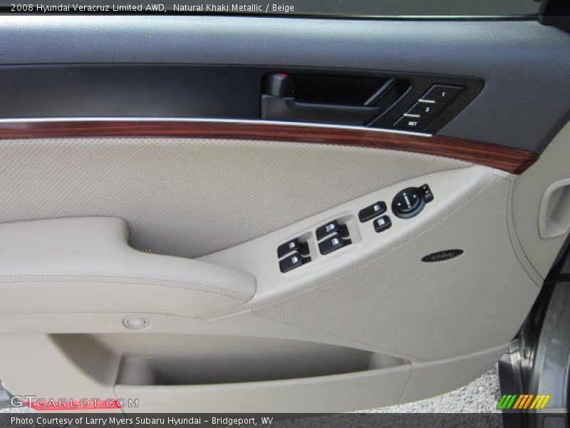 Natural Khaki Metallic / Beige 2008 Hyundai Veracruz Limited AWD
