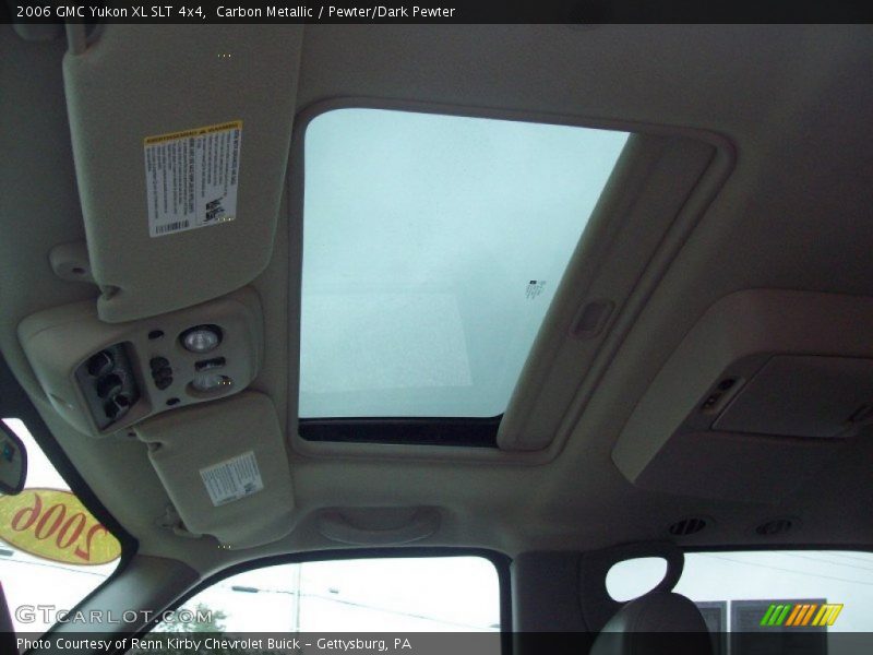 Sunroof of 2006 Yukon XL SLT 4x4