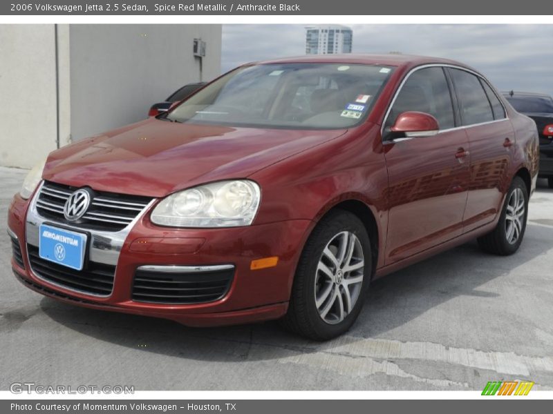 Spice Red Metallic / Anthracite Black 2006 Volkswagen Jetta 2.5 Sedan