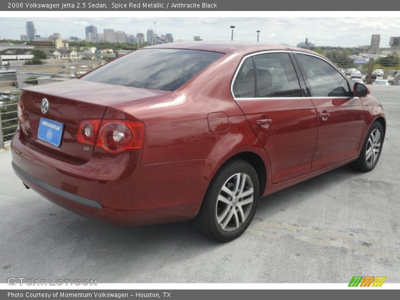 Spice Red Metallic / Anthracite Black 2006 Volkswagen Jetta 2.5 Sedan