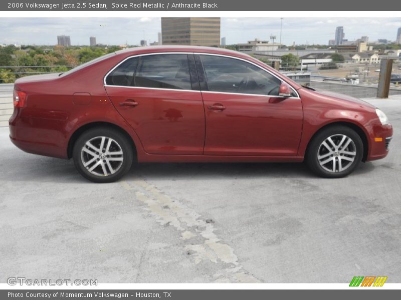 Spice Red Metallic / Anthracite Black 2006 Volkswagen Jetta 2.5 Sedan