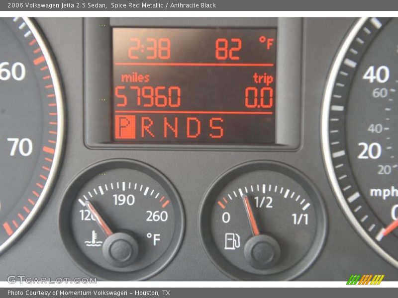 Spice Red Metallic / Anthracite Black 2006 Volkswagen Jetta 2.5 Sedan