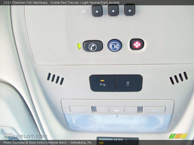 Crystal Red Tintcoat / Light Neutral/Dark Accents 2012 Chevrolet Volt Hatchback