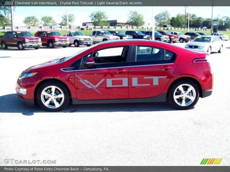 Crystal Red Tintcoat / Light Neutral/Dark Accents 2012 Chevrolet Volt Hatchback
