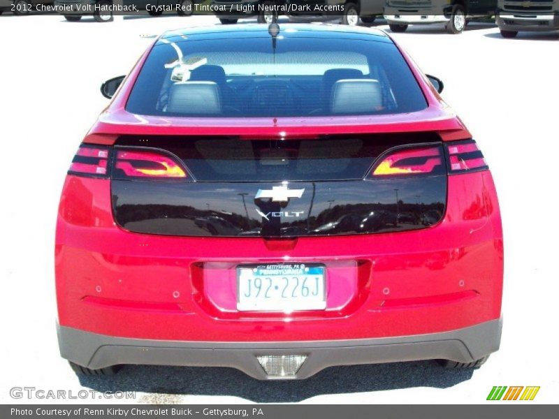 Crystal Red Tintcoat / Light Neutral/Dark Accents 2012 Chevrolet Volt Hatchback