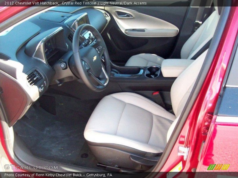  2012 Volt Hatchback Light Neutral/Dark Accents Interior