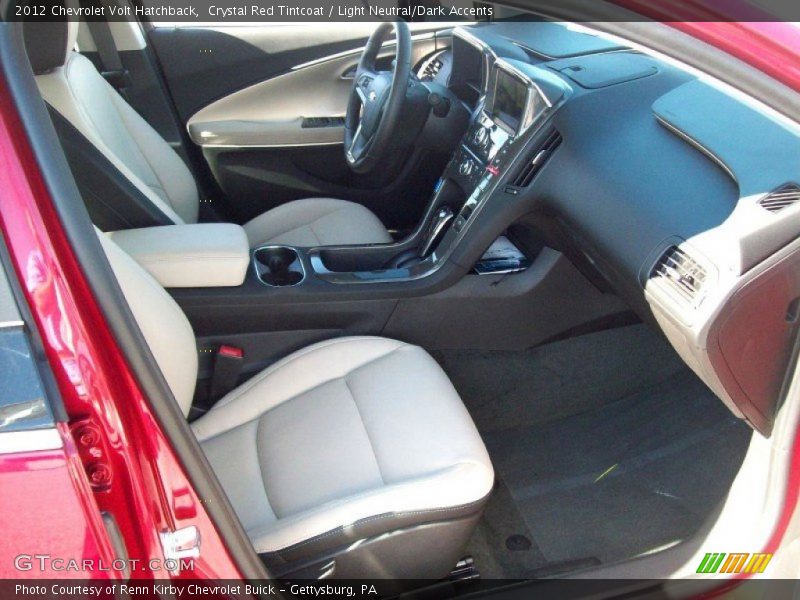  2012 Volt Hatchback Light Neutral/Dark Accents Interior