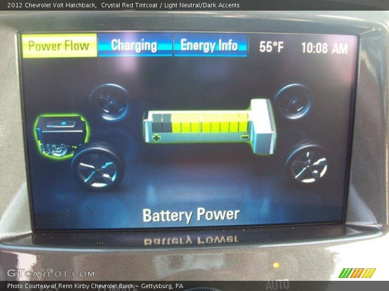 Controls of 2012 Volt Hatchback