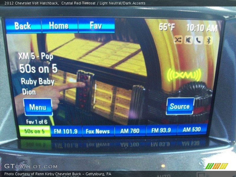 Crystal Red Tintcoat / Light Neutral/Dark Accents 2012 Chevrolet Volt Hatchback