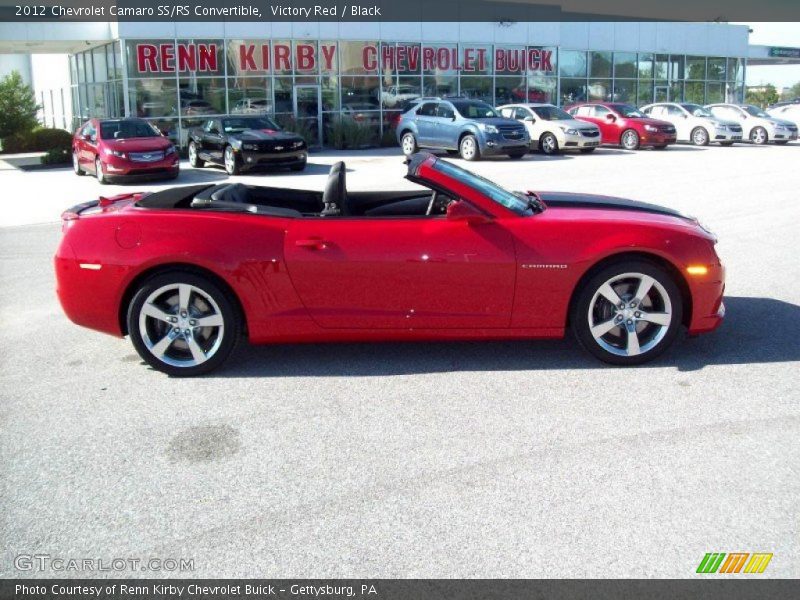 Victory Red / Black 2012 Chevrolet Camaro SS/RS Convertible