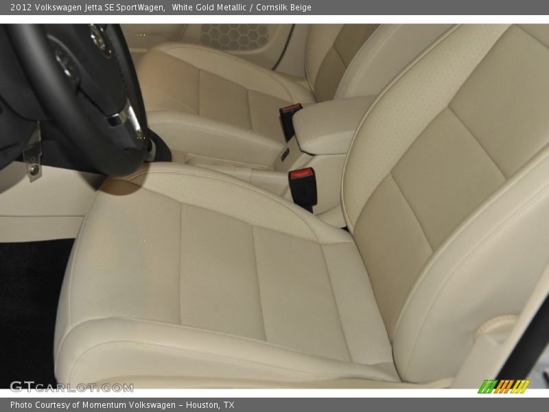 White Gold Metallic / Cornsilk Beige 2012 Volkswagen Jetta SE SportWagen
