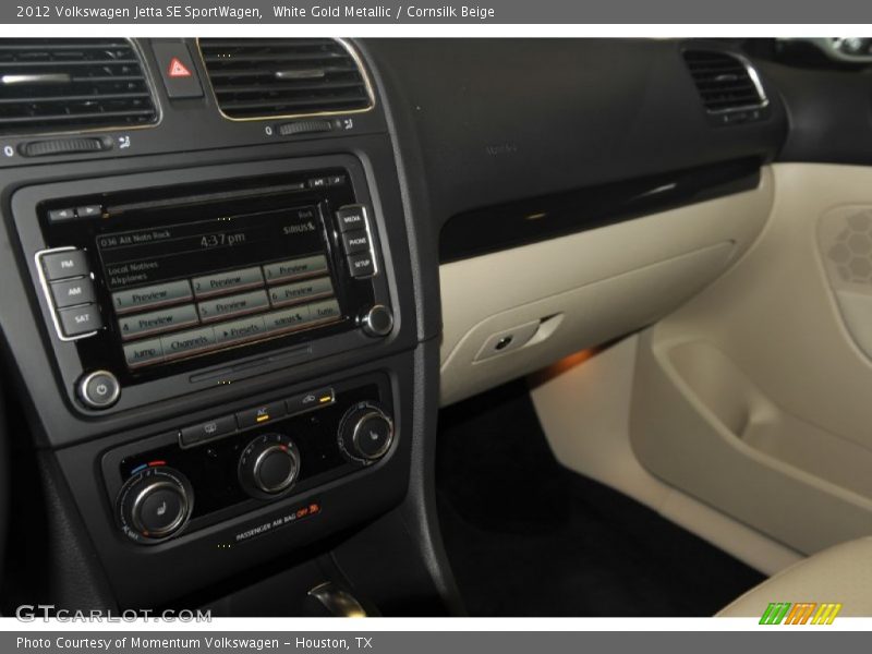 White Gold Metallic / Cornsilk Beige 2012 Volkswagen Jetta SE SportWagen