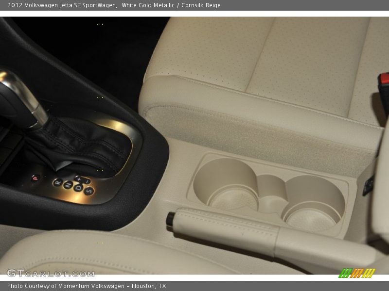 White Gold Metallic / Cornsilk Beige 2012 Volkswagen Jetta SE SportWagen
