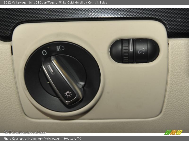 White Gold Metallic / Cornsilk Beige 2012 Volkswagen Jetta SE SportWagen
